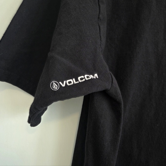 Volcom Stone Logo Graphic T-Shirt | Black Skate Surf Tee | Size Large - Picture 5 of 6